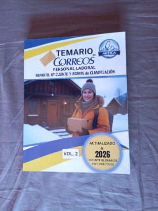 Temario correos Actualizado 2026 TODO EL TEMARIO