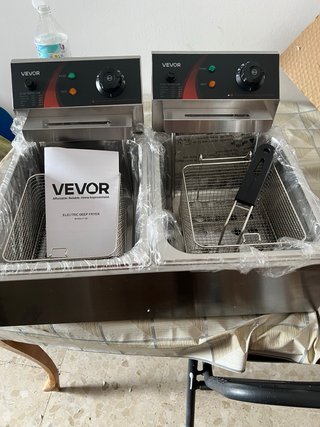 Freidora VEVOR doble sin estrenar