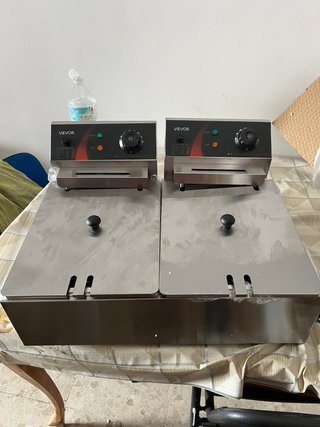 Freidora VEVOR doble sin estrenar