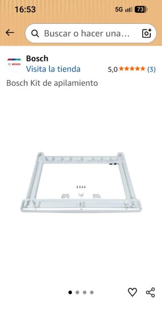 Kit Unión Lavadora Secadora Balay Bosch Siemens