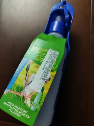 Botella Agua Portátil Perro nueva a estrenar