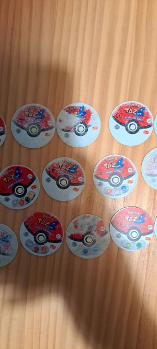 Lote Tazos Pokémon Hazte con Todos