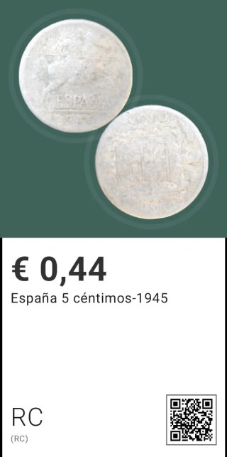 Monedas Guerra Civil y de la dictadura Española