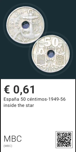 Monedas Guerra Civil y de la dictadura Española