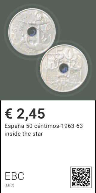 Monedas Guerra Civil y de la dictadura Española
