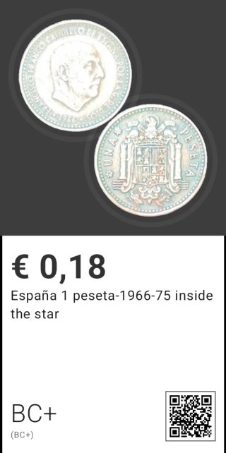 Monedas Guerra Civil y de la dictadura Española