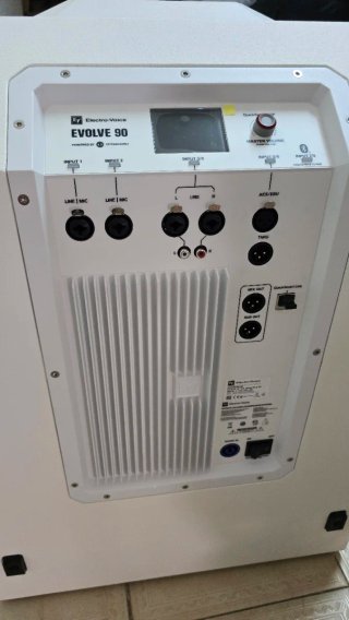 2 Altavoces Electro-Voice Evolve 90 Blancos. 1 uso