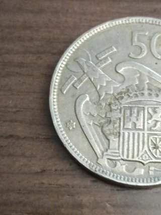 Moneda 50 Pesetas 1957 Francisco Franco