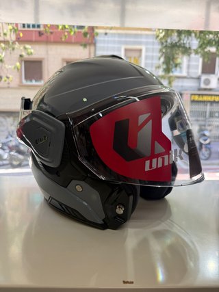 Casco Modular Unik Flip-Back Spectrum DV Gris