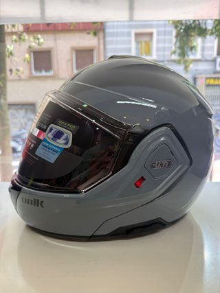 Casco Modular Unik Flip-Back Spectrum DV Gris