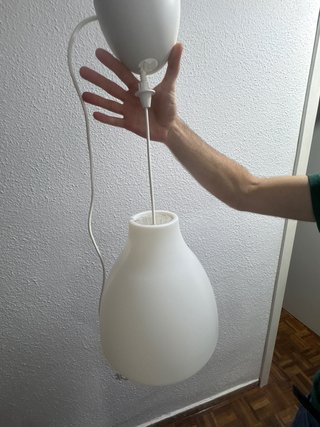 Lámpara colgante blanca Ikea