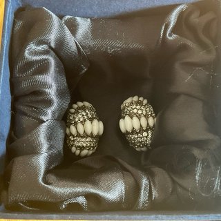 Pendientes Ágata Plata y Blanco