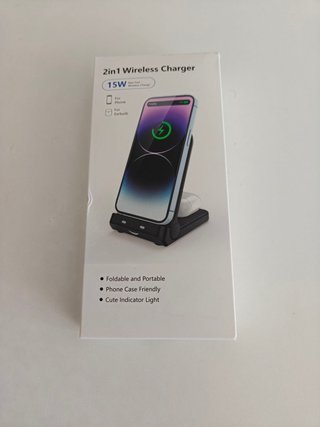 Caricatore Wireless 15W Dual Android iPhone