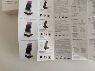 Caricatore Wireless 15W Dual Android iPhone