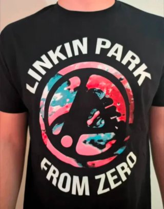 REBECCA / 2 CAMISETAS NEGRAS XL y S - LINKIN PARK