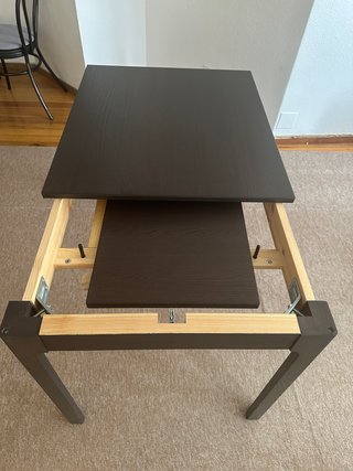Mesa comedor extensible EKEDALEN madera