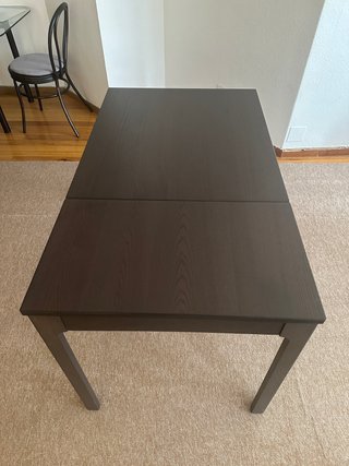Mesa comedor extensible EKEDALEN madera