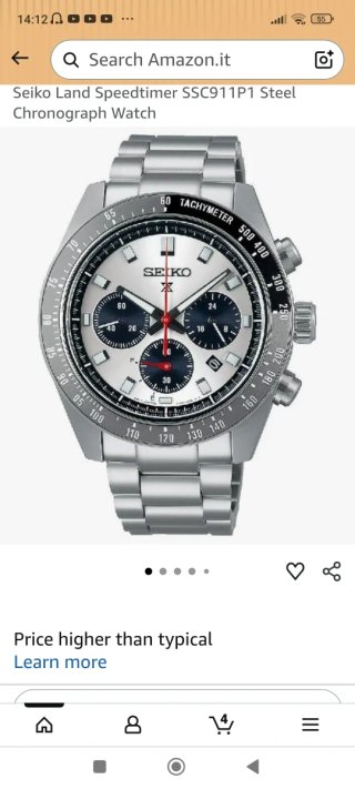 Seiko Speedtimer Panda Solar