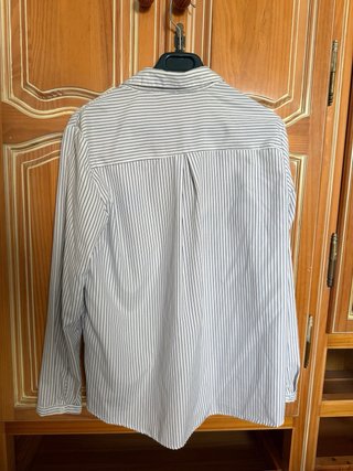 Camisa Rayas Flores Bordadas Talla M