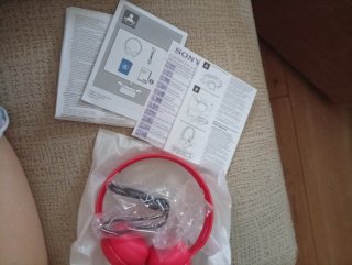 Auriculares Sony WH-CH400 Bluetooth Rojos