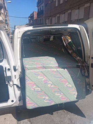 Colchón plegable furgoneta camper