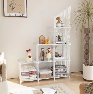 Estantería modular AWTATOS 6 cubos