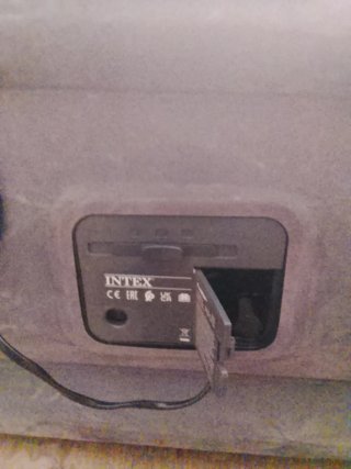 2 colchones Inflables Intex Doble Gris