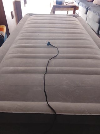 2 colchones Inflables Intex Doble Gris