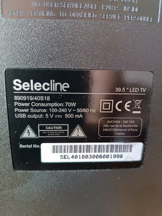 Televisor Selecline 39,5 LED