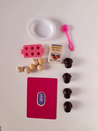 Barbie set da cucina per muffins al cioccolato