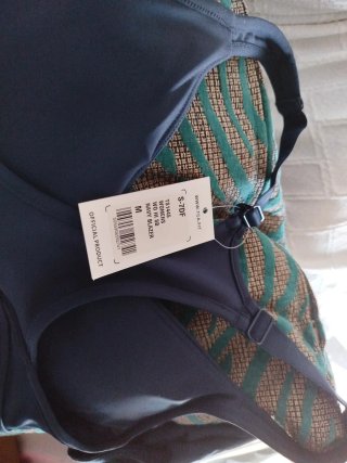 Top deportivo azul talla S