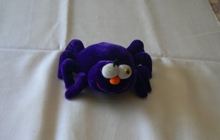 Peluche - Simpatico ragno halloween - cm. 10 - dif