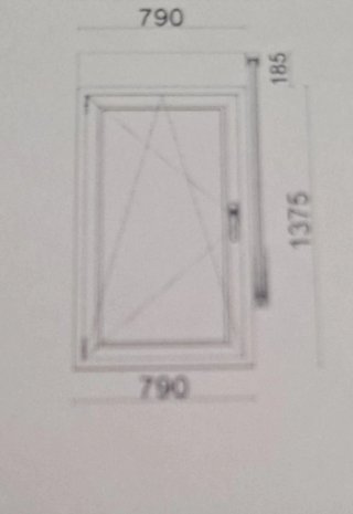 Ventana aluminio blanca