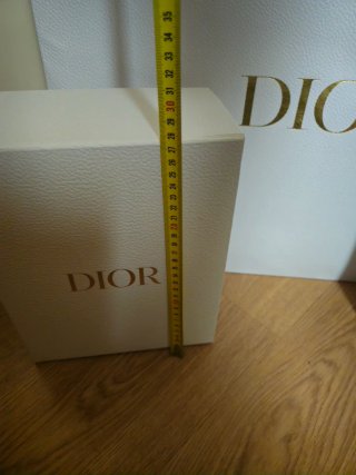 Bolsa Dior Grande + 2 Cajas Blancas