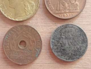 4 Monedas República Española