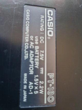 Teclado Casio PT-180