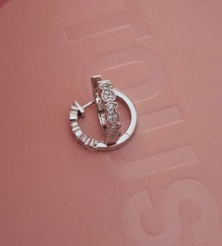 Pendientes aro Tous ositos con circonitas