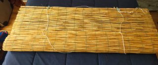 Lote 2 Estores Enrollables Bambú Natural 150x200cm