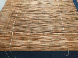 Lote 2 Estores Enrollables Bambú Natural 150x200cm