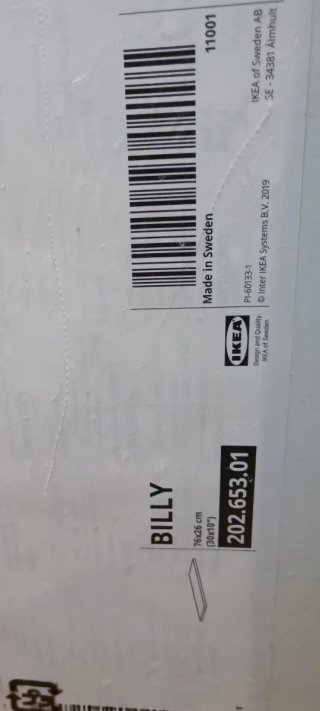Lote 2 baldas Billy Ikea Blancas