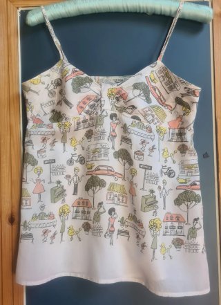 Top tirantes nice things Paloma S. Estampado París