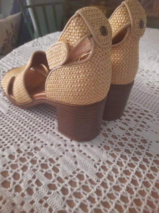 Sandalias Rafia MIAMI Beige Talla 36