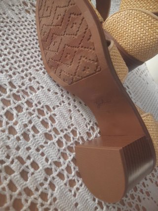 Sandalias Rafia MIAMI Beige Talla 36