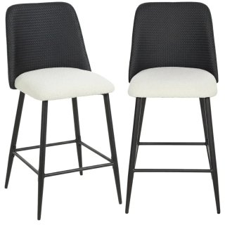 Juego 2 Taburetes Altos Cocina Respaldo