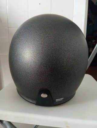 Casco Jet Moto Gris Homologado