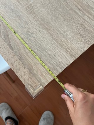 Mesa de comedor madera y/o 4 sillas blancas
