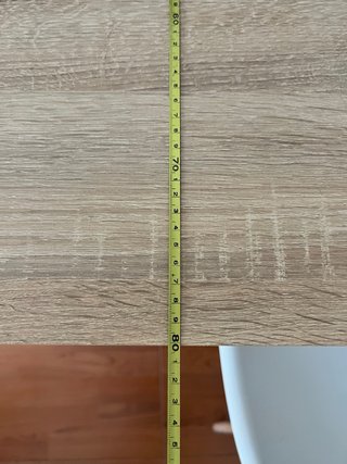 Mesa de comedor madera y/o 4 sillas blancas
