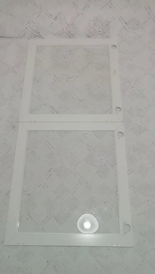 20€/u 2Puerta 60x64 glassvik blanco/vidrio incolo