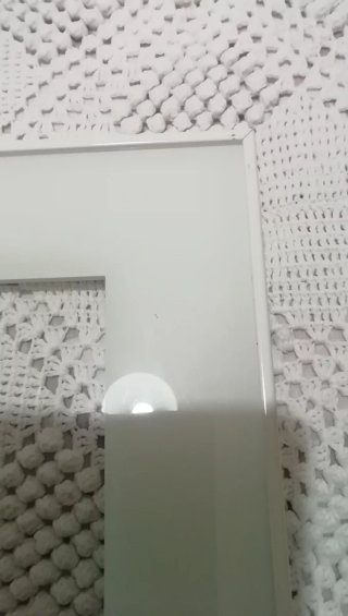 20€/u 2Puerta 60x64 glassvik blanco/vidrio incolo