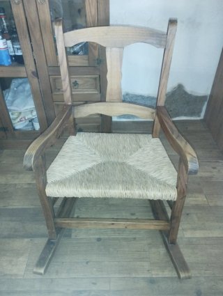 Mecedora Rústica Mexicana Madera